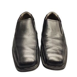 Dockers Franchise Loafers Mens US 9W Black Leather Square Toe Slip On 90-27224